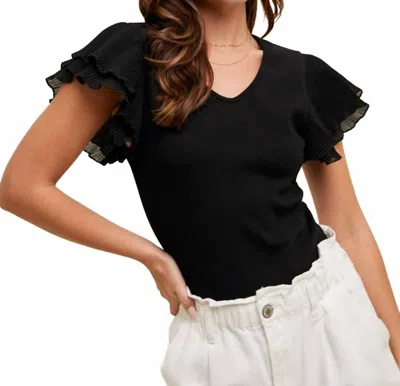 Wishlist Flutter By Bodysuit In Black