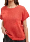 Wishlist Head Turning Favorite Top In Coral In Red