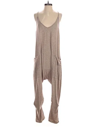 Pre-owned Wishlist Jumpsuit In Brown