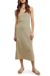 Wishlist Knit Midi Dress In Brown