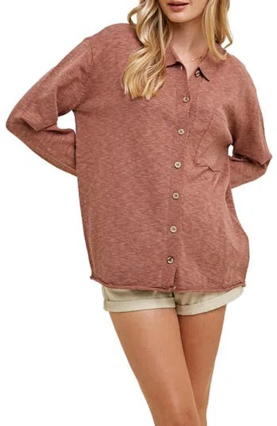 Wishlist Knit Shacket In Multi