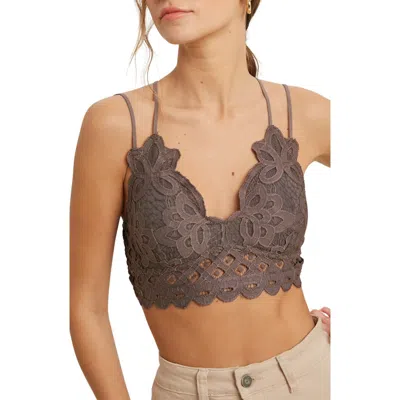 Wishlist Lace Bralette In Blue