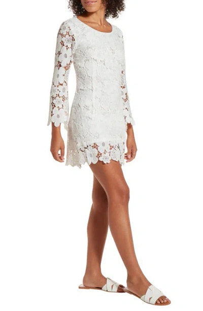 Wishlist Lace Long Sleeve Dress In White