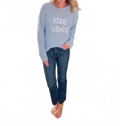 Wishlist Lake Vibes Sweater In Blue