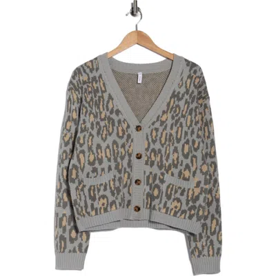 Wishlist Leopard Cardigan In Animal Print