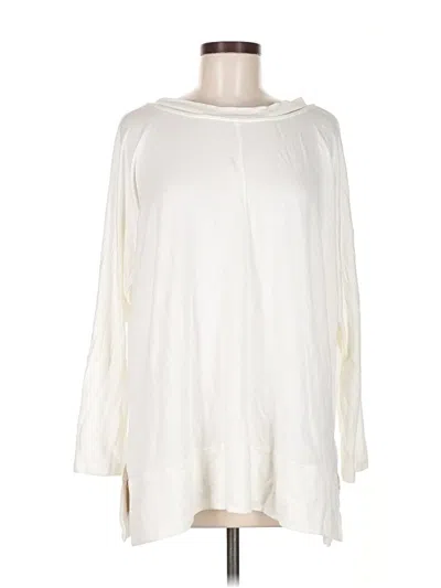Pre-owned Wishlist Long Sleeve Top Ivory Cowl Neck Tops In White