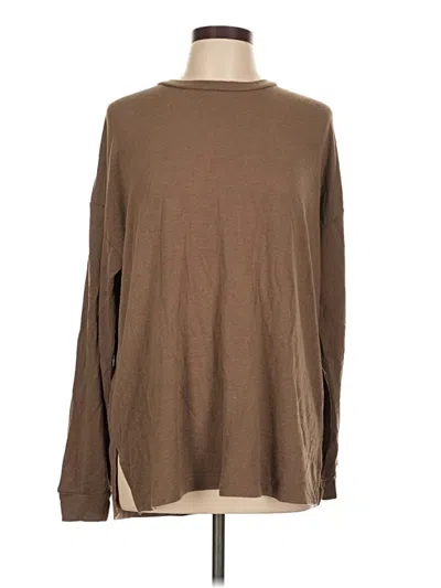 Pre-owned Wishlist Long Sleeve Turtleneck In Brown