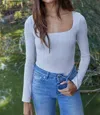 Wishlist Make This Moment Last Bodysuit In Fog In Multi