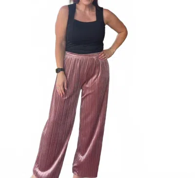 Wishlist Miley Trousers In Mauve Pink In Purple