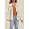 Wishlist Open Stitch Button-up Shirt In Neutral