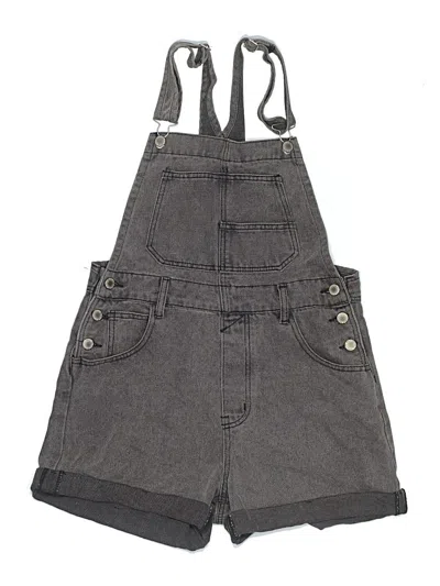 Pre-owned Wishlist Overall Shorts In Gray