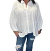 Wishlist Oversized Dolman Sleeve Blouse In White In White