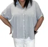 Wishlist Oversized Striped Dolman Top In Black/white In Multi