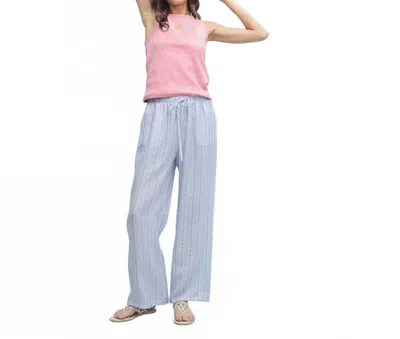 Wishlist Palazzo Printed Pant In Blue Combo