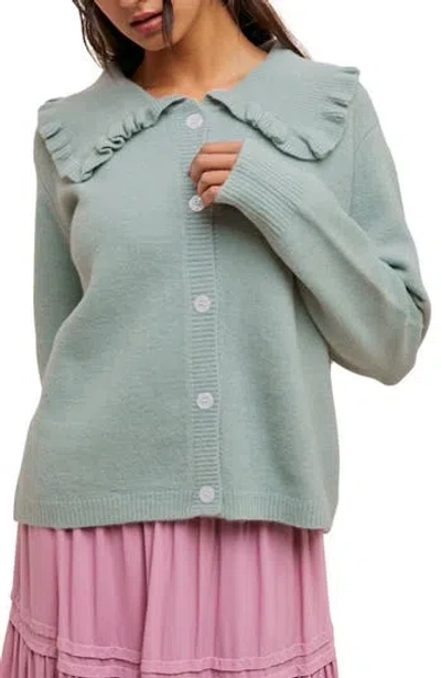 Wishlist Peter Pan Collar Cardigan In G Mint