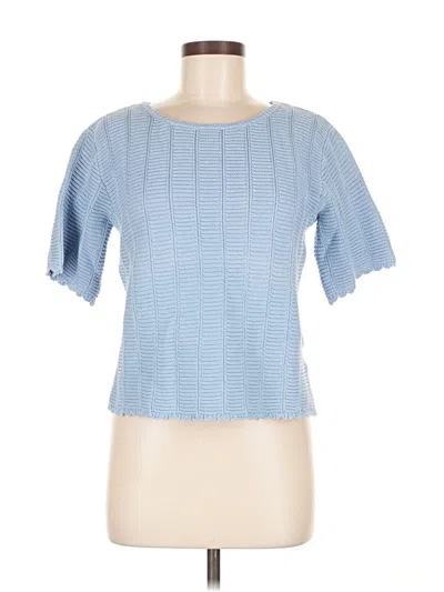 Pre-owned Wishlist Pullover Sweater In Blue