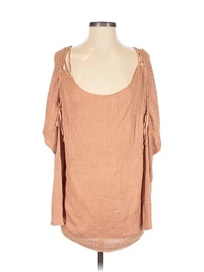 Pre-owned Wishlist Pullover Sweater In Brown