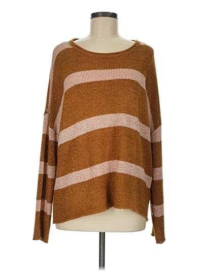 Pre-owned Wishlist Pullover Sweater In Brown