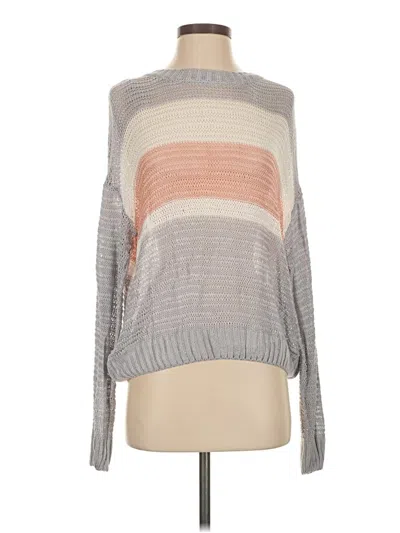 Pre-owned Wishlist Pullover Sweater In Gray