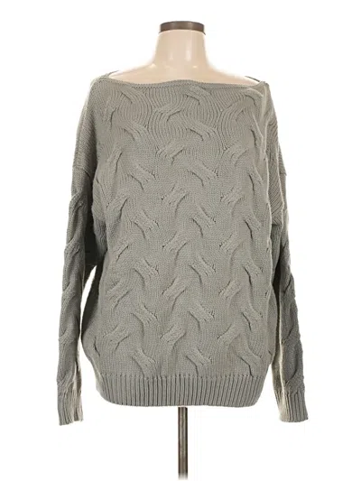 Pre-owned Wishlist Pullover Sweater In Gray