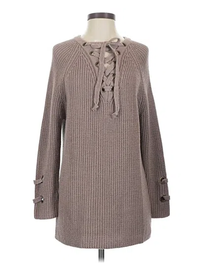Pre-owned Wishlist Pullover Sweater In Gray
