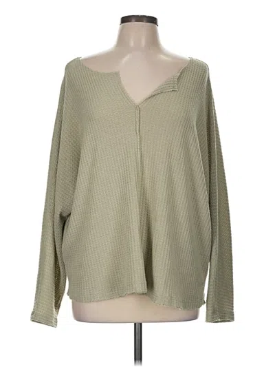 Pre-owned Wishlist Pullover Sweater In Green