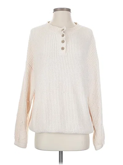 Pre-owned Wishlist Pullover Sweater In Ivory