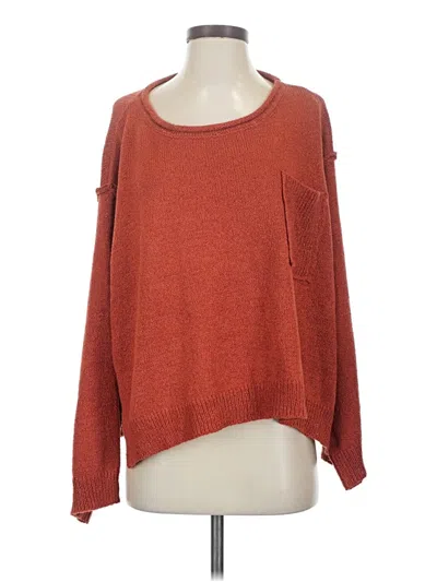Pre-owned Wishlist Pullover Sweater In Orange