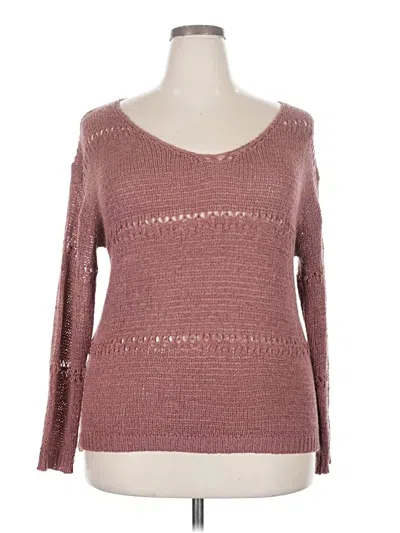 Pre-owned Wishlist Pullover Sweater In Pink