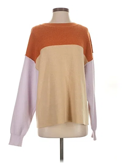 Pre-owned Wishlist Pullover Sweater In Tan