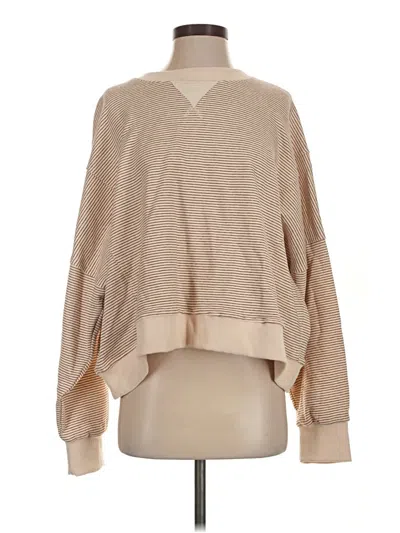 Pre-owned Wishlist Pullover Sweater In Tan