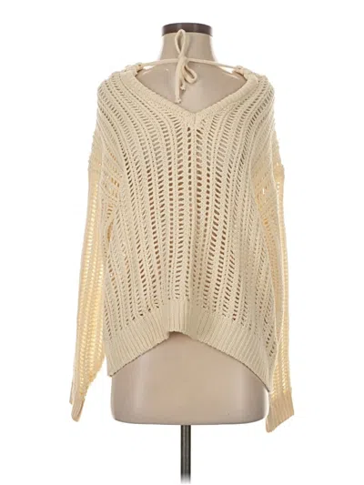 Pre-owned Wishlist Pullover Sweater In White
