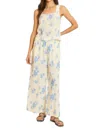 Wishlist Raleigh Set In Cream/blue In White