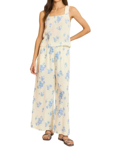 Wishlist Raleigh Set In Cream/blue In White