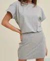 Wishlist Rally Dress In Grey In Gray