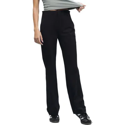 Wishlist Rib Knit Pants In Black