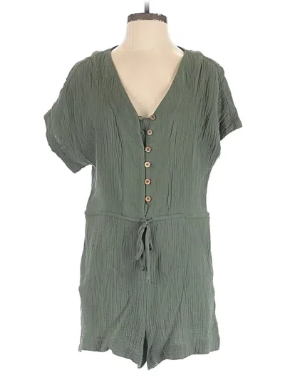 Pre-owned Wishlist Romper In Green