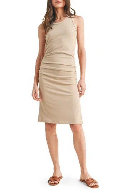 Wishlist Ruched Rib Tank Dress