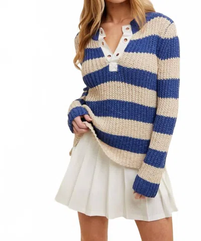 Wishlist Sail On Sweater In Ecru In White