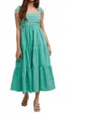 Wishlist Saxon Midi Dress In Soft Jade In Green
