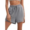 Wishlist Scuba Knit Shorts In Gray