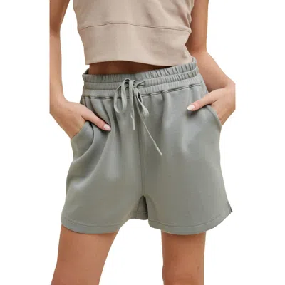 Wishlist Scuba Sweat Shorts In Gray