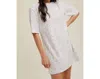 Wishlist Elbow Length Sleeve Sequin A-line Cocktail Dress In White