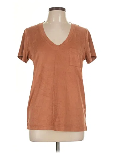 Pre-owned Wishlist Short Sleeve T-shirt In Brown