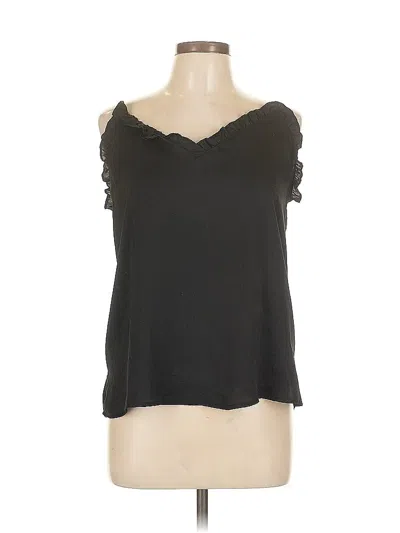 Pre-owned Wishlist Sleeveless Blouse In Black
