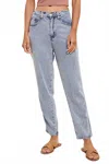 Wishlist Slouchy Relaxed Jeans In Light/medium Wash In Blue