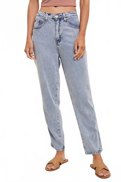Wishlist Slouchy Relaxed Jeans In Light/medium Wash In Blue