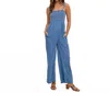 Wishlist Smocked Bust Denim Jumper In Blue In Blue