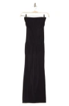 Wishlist Strapless Knit Maxidress In Black