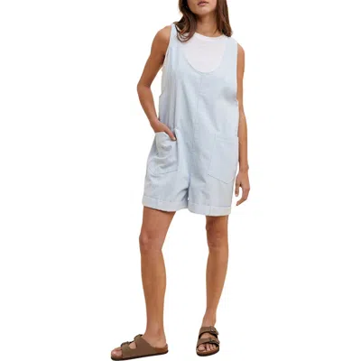 Wishlist Striped Romper In Blue